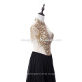 New Design Sexy Backless One Shoulder Evening Dress Crystal Tassel Party Dress